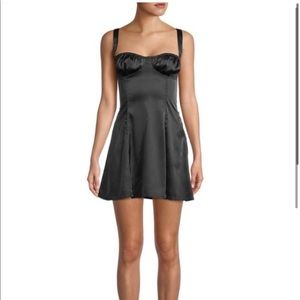 WEWOREWHAT Satin Bustier Dress NWT